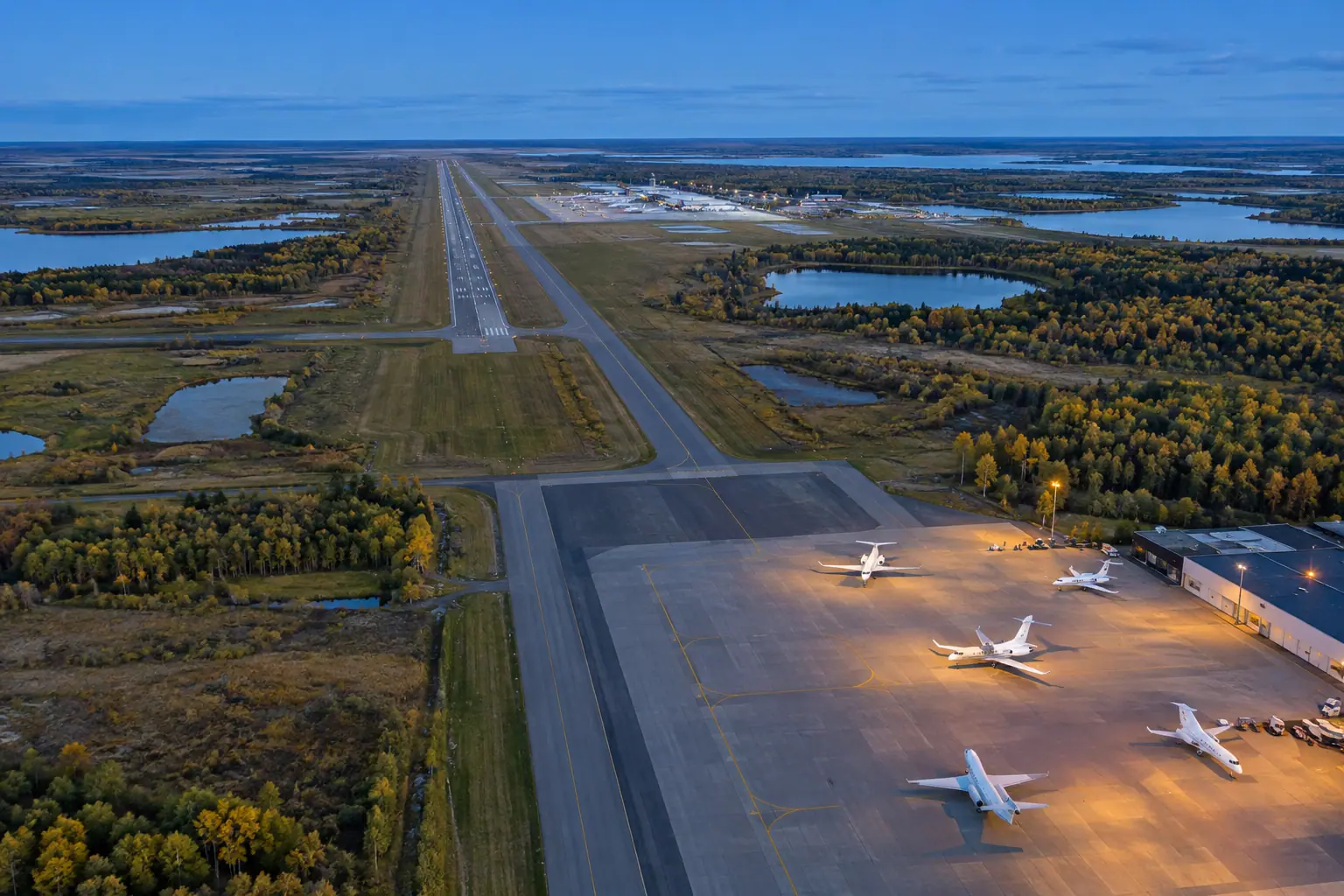 Private jets at Minneapolis–Saint Paul International Airport / Wold–Chamberlain Field